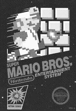 Super mario bros box cover